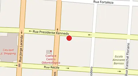 Mapa da localização