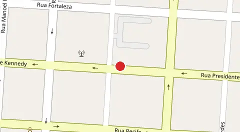 Mapa da localização