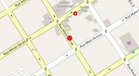 Mapa da localização