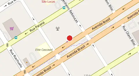 Mapa da localização