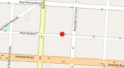 Mapa da localização