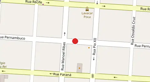 Mapa da localização