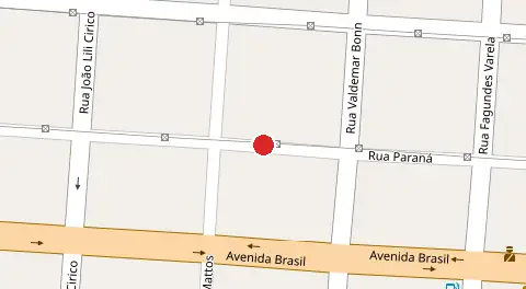 Mapa da localização