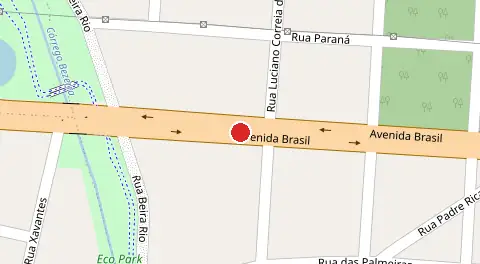 Mapa da localização