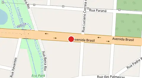 Mapa da localização