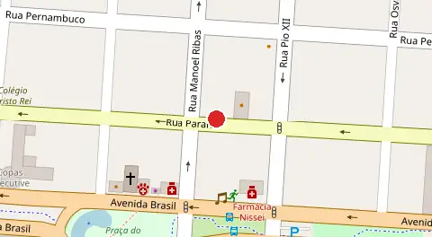 Mapa da localização