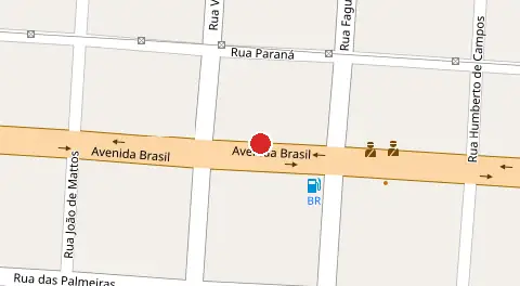 Mapa da localização