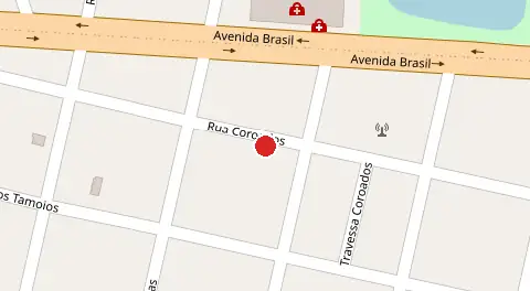 Mapa da localização