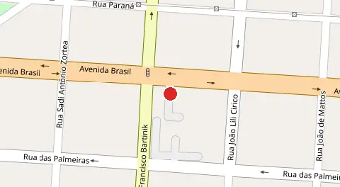 Mapa da localização