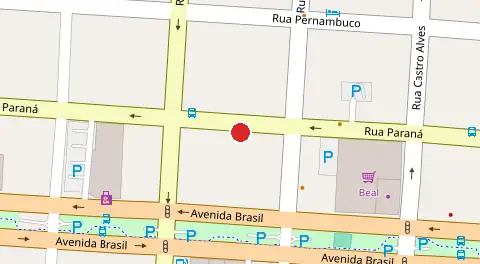 Mapa da localização