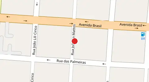 Mapa da localização