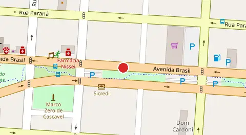Mapa da localização