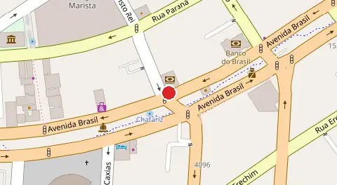 Mapa da localização