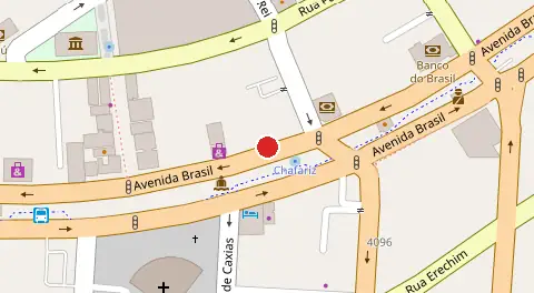 Mapa da localização