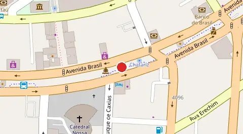 Mapa da localização
