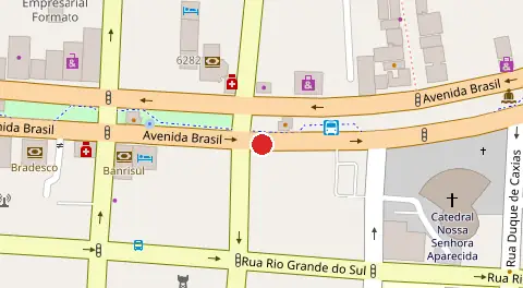 Mapa da localização