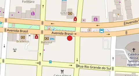 Mapa da localização