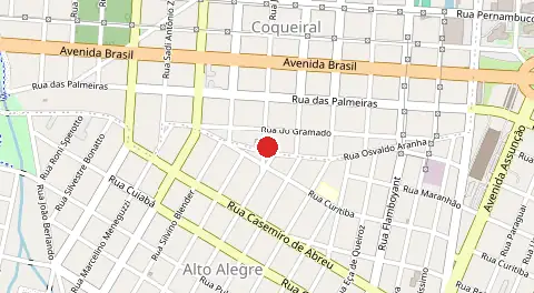 Mapa de Coqueiral
