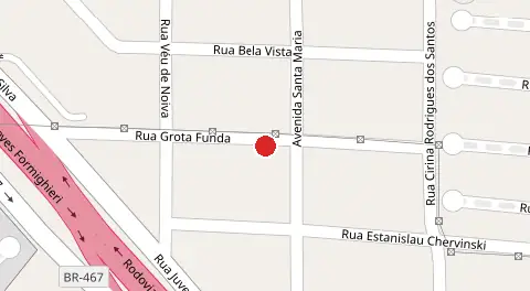 Mapa da localização