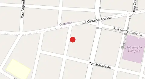 Mapa da localização