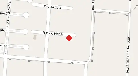 Mapa da localização