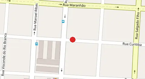 Mapa da localização