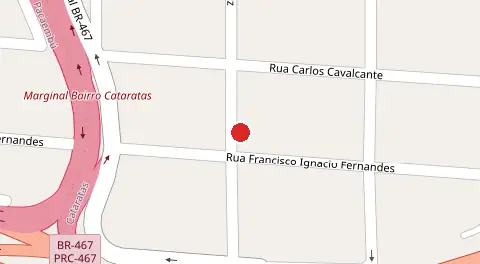 Mapa da localização