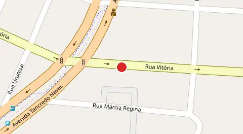 Mapa da localização