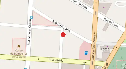 Mapa da localização