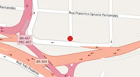 Mapa da localização