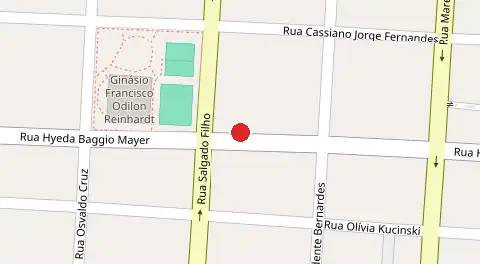 Mapa da localização