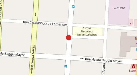 Mapa da localização