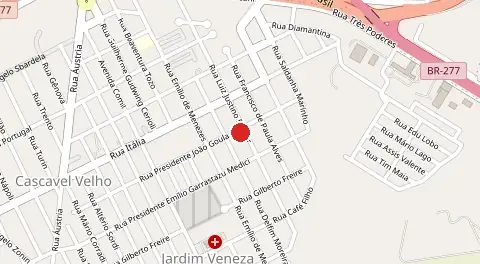 Mapa de Cascavel Velho