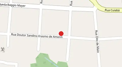 Mapa da localização
