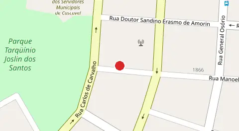 Mapa da localização