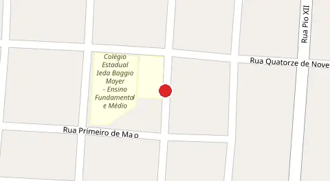 Mapa da localização