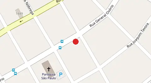 Mapa da localização