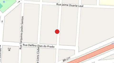 Mapa da localização