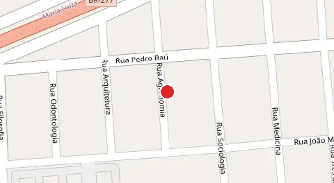 Mapa da localização