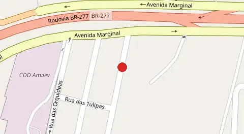 Mapa da localização