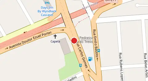 Mapa da localização