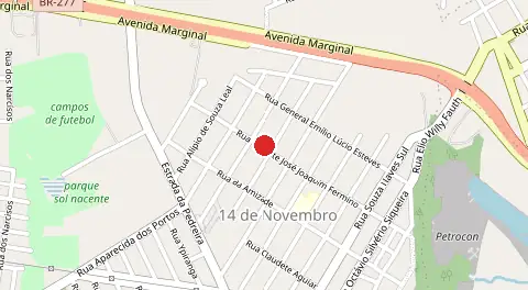 Mapa de 14 de Novembro
