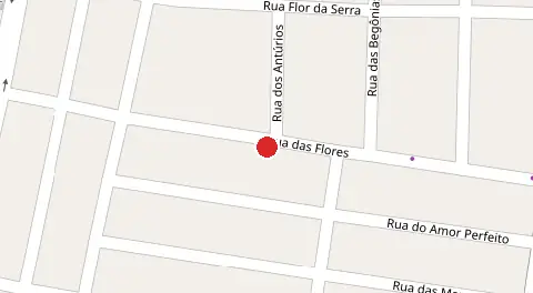 Mapa da localização