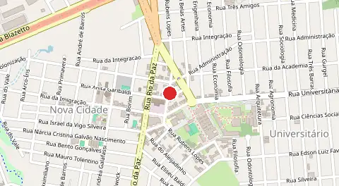 Mapa de Bairro Universitario