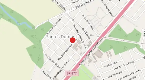 Mapa de Santos Dumont