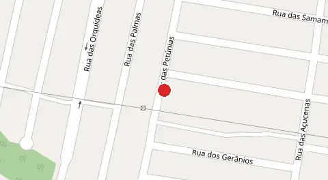 Mapa da localização
