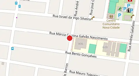 Mapa da localização