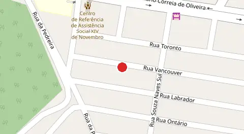 Mapa da localização