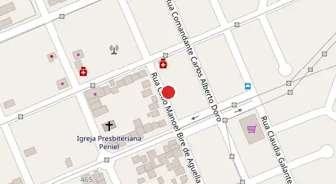 Mapa da localização