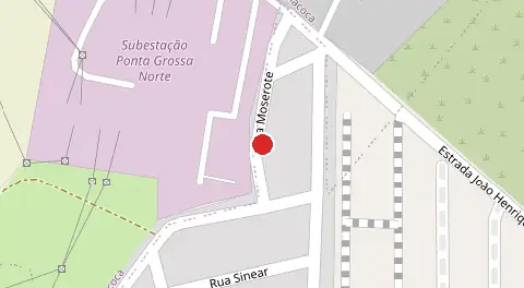 Mapa da localização